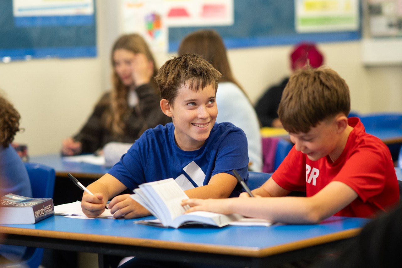 Students at desk