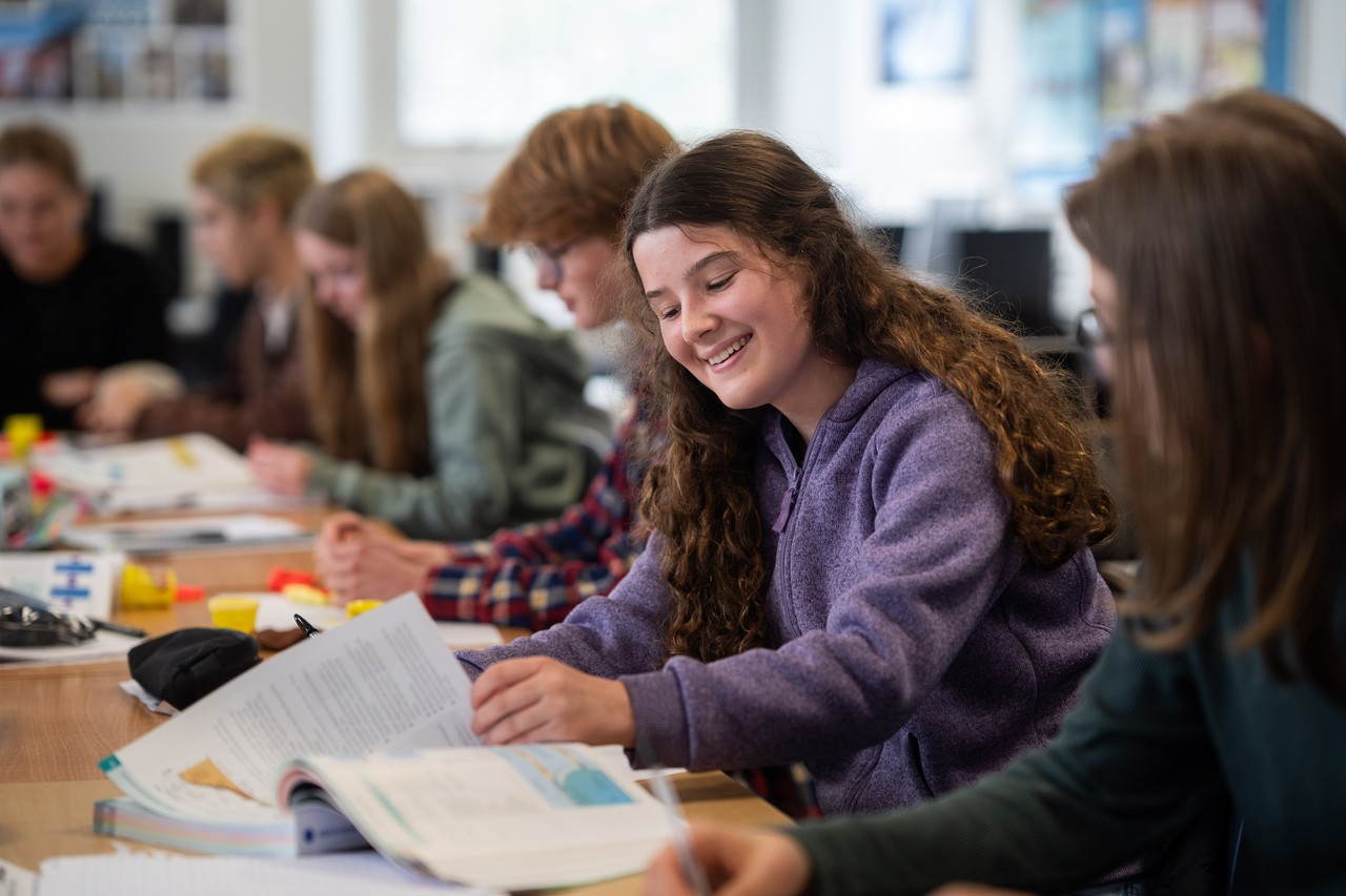 Students at desk