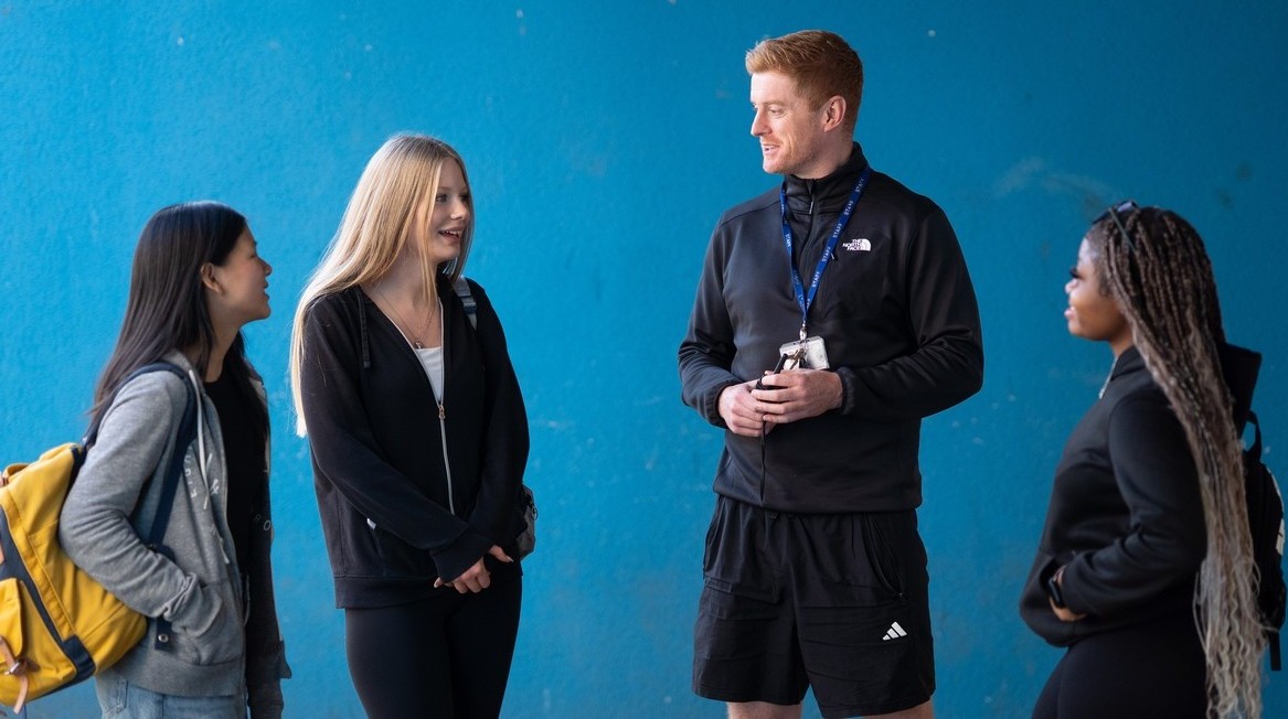 Assistant HT with students